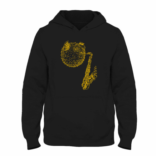 Was created with comfort in mind, this Blow Fish Playing Saxophone Hoodie lighter weight is perfect for any activity. Teams and groups love this hoodie for its affordable price and variety of colors.