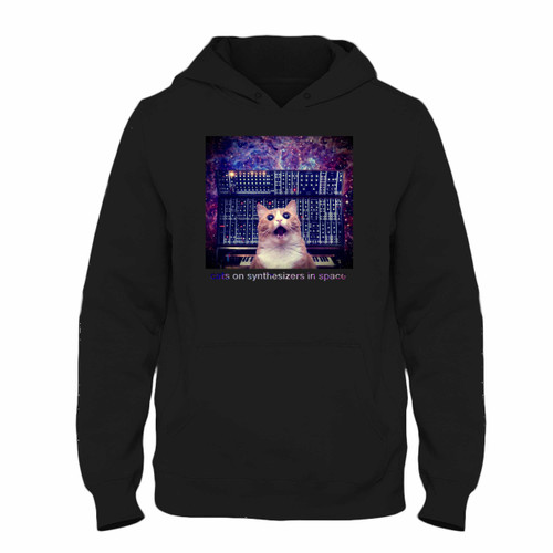 Was created with comfort in mind, this Cats On Synthesizers In Space Title Hoodie lighter weight is perfect for any activity. Teams and groups love this hoodie for its affordable price and variety of colors.