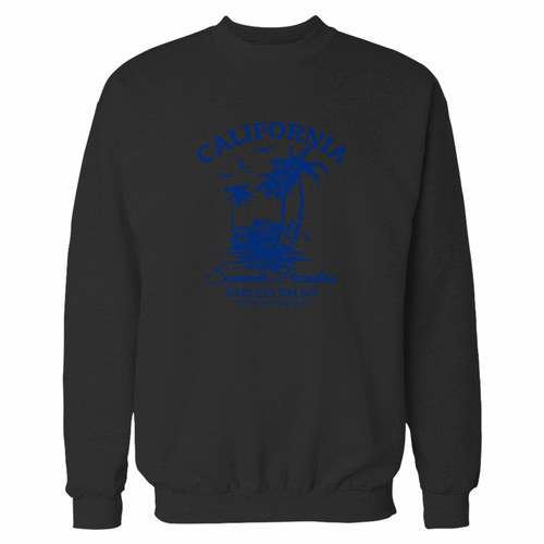 Your california summer paradise crewneck sweatshirt just got an update. This super comfortable and lighter weight crewneck will become your favorite go-to sweatshirt. The cozy spandex cuffs and waistband make this pill-resistant sweatshirt a fan favorite.And your group will look and feel their best in this premium ringspun cotton crew.