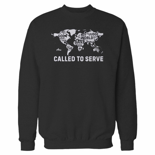 Your called to serve crewneck sweatshirt just got an update. This super comfortable and lighter weight crewneck will become your favorite go-to sweatshirt. The cozy spandex cuffs and waistband make this pill-resistant sweatshirt a fan favorite.And your group will look and feel their best in this premium ringspun cotton crew.