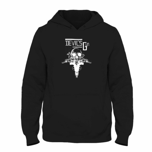 Was created with comfort in mind, this Devils Gun Skull Album Cover Hoodie lighter weight is perfect for any activity. Teams and groups love this hoodie for its affordable price and variety of colors.