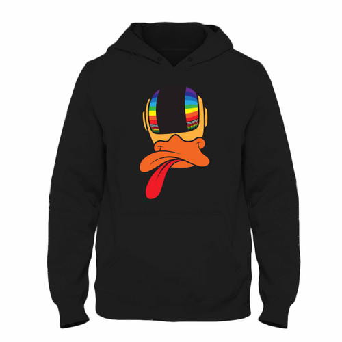 Was created with comfort in mind, this Donald Duck Discodhelic Hoodie lighter weight is perfect for any activity. Teams and groups love this hoodie for its affordable price and variety of colors.