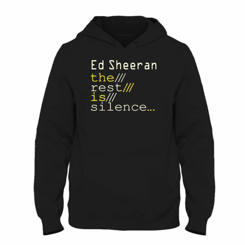 Was created with comfort in mind, this Ed Sheeran The Rest Is Silence Hoodie lighter weight is perfect for any activity. Teams and groups love this hoodie for its affordable price and variety of colors.
