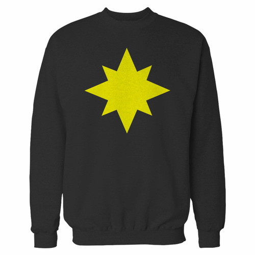 Your captain marvel movie logo 2 crewneck sweatshirt just got an update. This super comfortable and lighter weight crewneck will become your favorite go-to sweatshirt. The cozy spandex cuffs and waistband make this pill-resistant sweatshirt a fan favorite.And your group will look and feel their best in this premium ringspun cotton crew.
