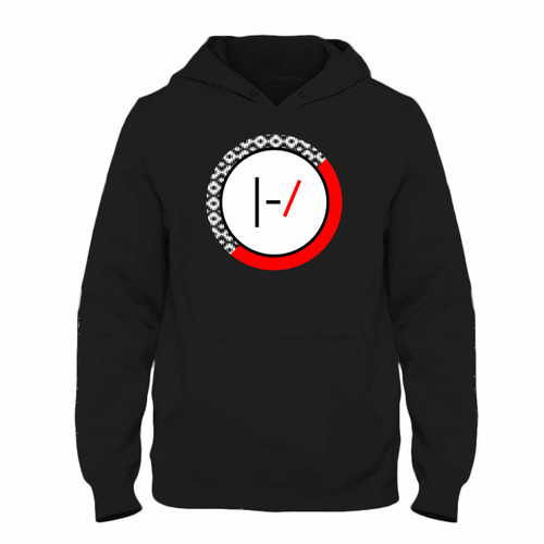 Was created with comfort in mind, this Frame Logo Twenty One Pilots Hoodie lighter weight is perfect for any activity. Teams and groups love this hoodie for its affordable price and variety of colors.