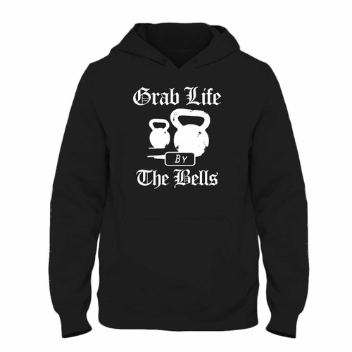 Was created with comfort in mind, this Grab Life By The Bells Hoodie lighter weight is perfect for any activity. Teams and groups love this hoodie for its affordable price and variety of colors.