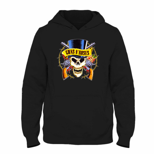 Was created with comfort in mind, this Guns And Roses Croppe Hoodie lighter weight is perfect for any activity. Teams and groups love this hoodie for its affordable price and variety of colors.