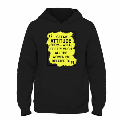 Was created with comfort in mind, this I Get My Attitude From Hoodie lighter weight is perfect for any activity. Teams and groups love this hoodie for its affordable price and variety of colors.