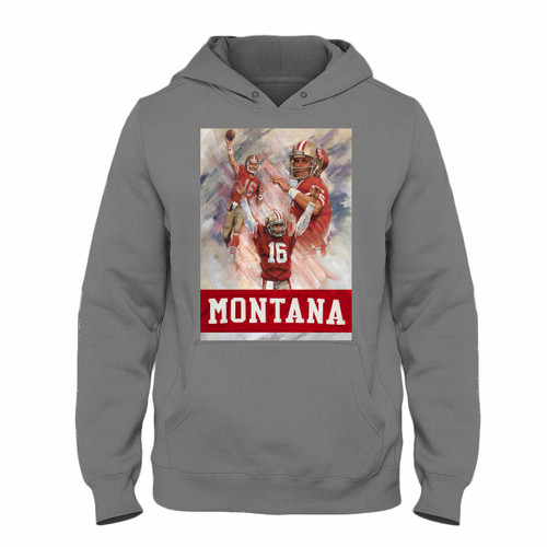 Was created with comfort in mind, this Joe Montana Collage Hoodie lighter weight is perfect for any activity. Teams and groups love this hoodie for its affordable price and variety of colors.