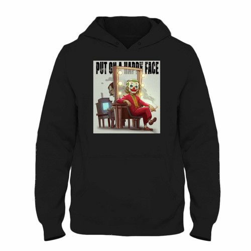 Was created with comfort in mind, this Joker And Arthur Put On A Happy Face Hoodie lighter weight is perfect for any activity. Teams and groups love this hoodie for its affordable price and variety of colors.