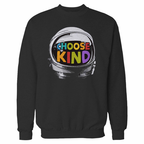 Your choose kind anti bullying helmet crewneck sweatshirt just got an update. This super comfortable and lighter weight crewneck will become your favorite go-to sweatshirt. The cozy spandex cuffs and waistband make this pill-resistant sweatshirt a fan favorite.And your group will look and feel their best in this premium ringspun cotton crew.