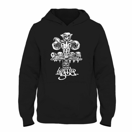 Was created with comfort in mind, this Lamb Of God Skull Hoodie lighter weight is perfect for any activity. Teams and groups love this hoodie for its affordable price and variety of colors.