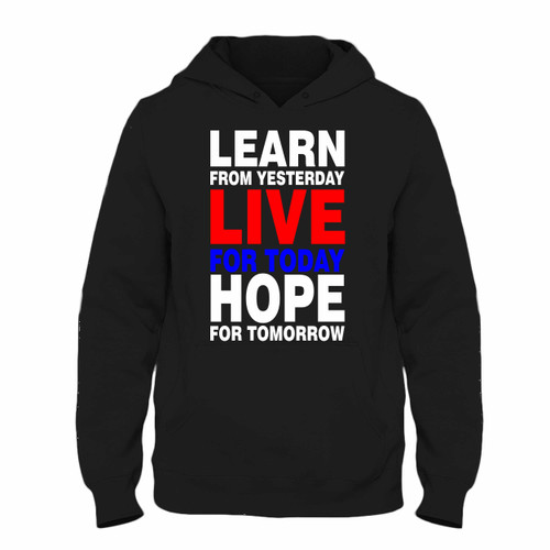 Was created with comfort in mind, this Learn From Yesterday Hoodie lighter weight is perfect for any activity. Teams and groups love this hoodie for its affordable price and variety of colors.