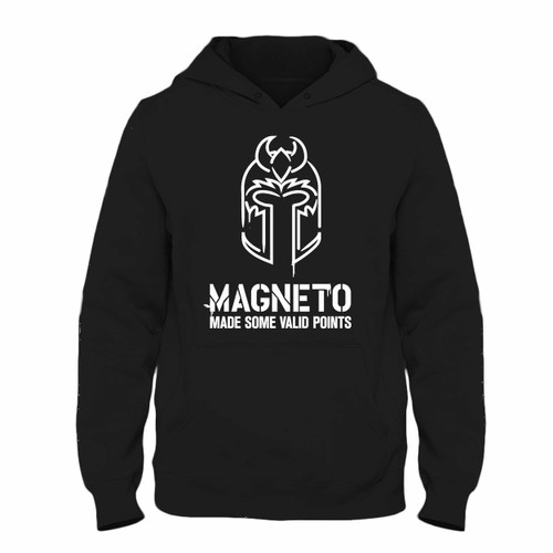 Was created with comfort in mind, this Marvel Magneto Made Some Valid Points Hoodie lighter weight is perfect for any activity. Teams and groups love this hoodie for its affordable price and variety of colors.