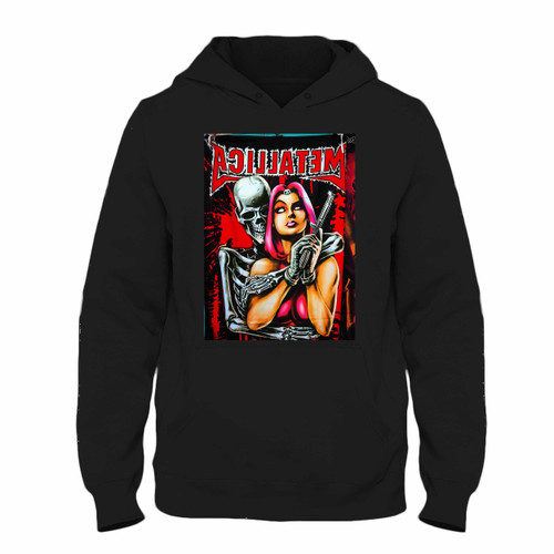 Was created with comfort in mind, this Metallica Skull And Girl Hoodie lighter weight is perfect for any activity. Teams and groups love this hoodie for its affordable price and variety of colors.