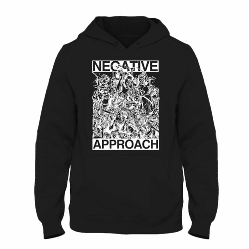 Was created with comfort in mind, this Negative Approach Detail Illustration Hoodie lighter weight is perfect for any activity. Teams and groups love this hoodie for its affordable price and variety of colors.