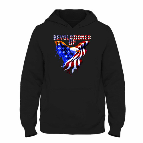 Was created with comfort in mind, this Revolutioner Of Usa Eagle Flag Hoodie lighter weight is perfect for any activity. Teams and groups love this hoodie for its affordable price and variety of colors.