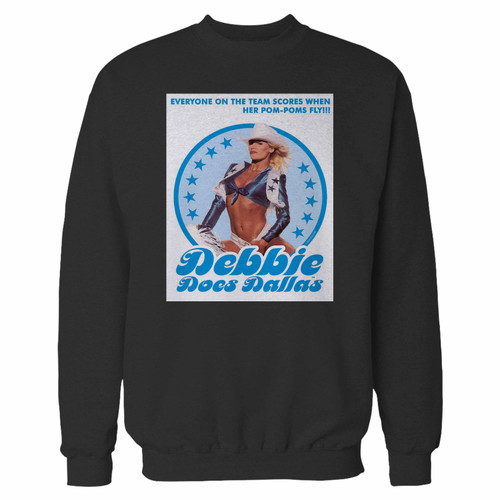 Your debbie does dallas crewneck sweatshirt just got an update. This super comfortable and lighter weight crewneck will become your favorite go-to sweatshirt. The cozy spandex cuffs and waistband make this pill-resistant sweatshirt a fan favorite.And your group will look and feel their best in this premium ringspun cotton crew.