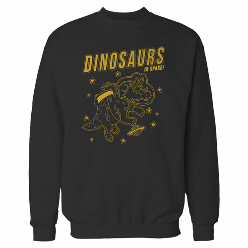 Your dinosaurs in space crewneck sweatshirt just got an update. This super comfortable and lighter weight crewneck will become your favorite go-to sweatshirt. The cozy spandex cuffs and waistband make this pill-resistant sweatshirt a fan favorite.And your group will look and feel their best in this premium ringspun cotton crew.