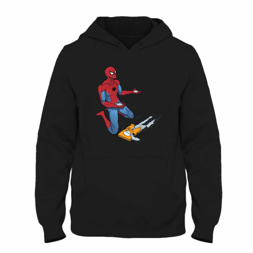 Was created with comfort in mind, this Spiderman The Uncle Ben Tragedy Hoodie lighter weight is perfect for any activity. Teams and groups love this hoodie for its affordable price and variety of colors.