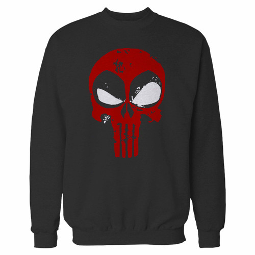 Your distressed punisher skull crossover logo crewneck sweatshirt just got an update. This super comfortable and lighter weight crewneck will become your favorite go-to sweatshirt. The cozy spandex cuffs and waistband make this pill-resistant sweatshirt a fan favorite.And your group will look and feel their best in this premium ringspun cotton crew.