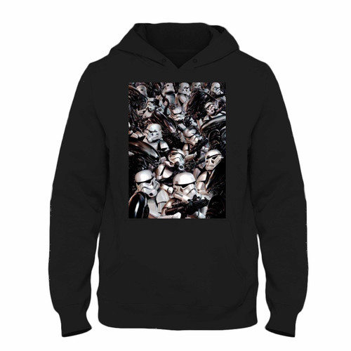 Was created with comfort in mind, this Star Wars Stormtrooper Versus Aliens Hoodie lighter weight is perfect for any activity. Teams and groups love this hoodie for its affordable price and variety of colors.