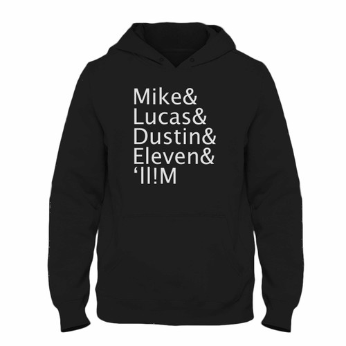 Was created with comfort in mind, this Stranger Things Cast Name Hoodie lighter weight is perfect for any activity. Teams and groups love this hoodie for its affordable price and variety of colors.