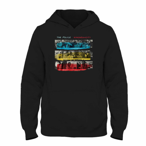 Was created with comfort in mind, this The Police Synchronicity Hoodie lighter weight is perfect for any activity. Teams and groups love this hoodie for its affordable price and variety of colors.