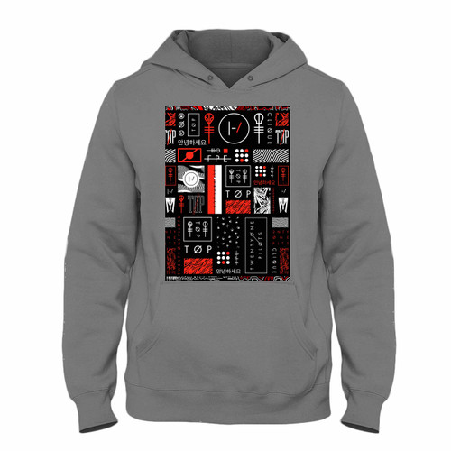 Was created with comfort in mind, this Twenty One Pilots Clique Collage Hoodie lighter weight is perfect for any activity. Teams and groups love this hoodie for its affordable price and variety of colors.