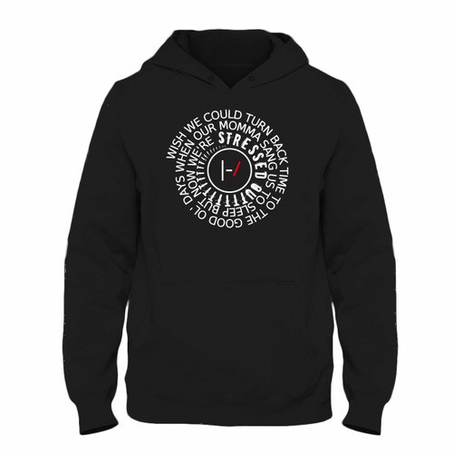 Was created with comfort in mind, this Twenty One Pilots Stressed Out Quote Hoodie lighter weight is perfect for any activity. Teams and groups love this hoodie for its affordable price and variety of colors.