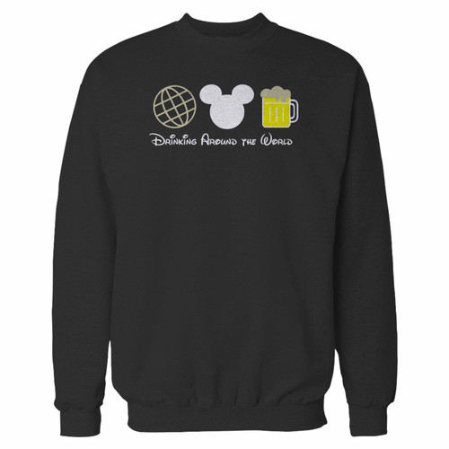 Your drinking around the world beer epcot disney crewneck sweatshirt just got an update. This super comfortable and lighter weight crewneck will become your favorite go-to sweatshirt. The cozy spandex cuffs and waistband make this pill-resistant sweatshirt a fan favorite.And your group will look and feel their best in this premium ringspun cotton crew.