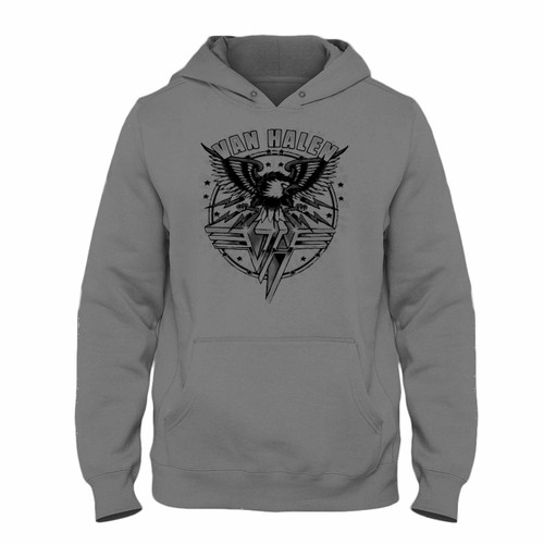 Was created with comfort in mind, this Van Hallen Eagle Hoodie lighter weight is perfect for any activity. Teams and groups love this hoodie for its affordable price and variety of colors.