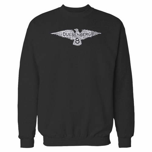 Your duesenberg straight 8 logo crewneck sweatshirt just got an update. This super comfortable and lighter weight crewneck will become your favorite go-to sweatshirt. The cozy spandex cuffs and waistband make this pill-resistant sweatshirt a fan favorite.And your group will look and feel their best in this premium ringspun cotton crew.