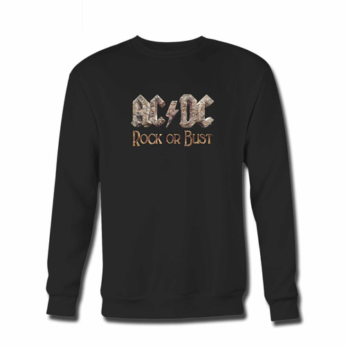 Your Acdc Rock Or Bust Front Title Crewneck Sweatshirt just got an update. This super comfortable and lighter weight crewneck will become your favorite go-to sweatshirt. The cozy spandex cuffs and waistband make this pill-resistant sweatshirt a fan favorite.And your group will look and feel their best in this premium ringspun cotton crew. Your Acdc Rock Or Bust Front Title Crewneck Sweatshirt just got an update. This super comfortable and lighter weight crewneck will become your favorite go-to sweatshirt. The cozy spandex cuffs and waistband make this pill-resistant sweatshirt a fan favorite.And your group will look and feel their best in this premium ringspun cotton crew.