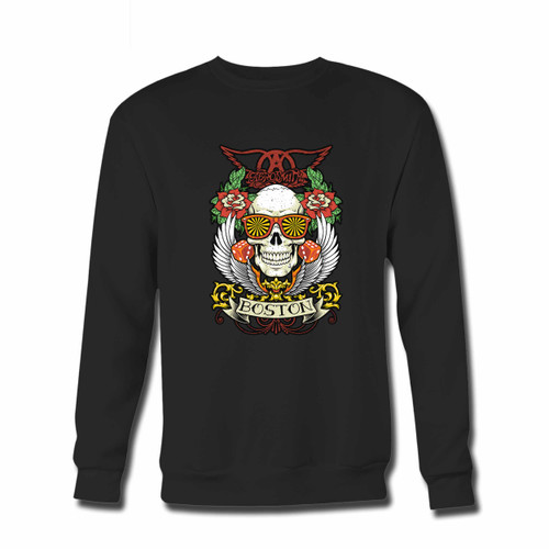 Your Aerosmith Boston Crewneck Sweatshirt just got an update. This super comfortable and lighter weight crewneck will become your favorite go-to sweatshirt. The cozy spandex cuffs and waistband make this pill-resistant sweatshirt a fan favorite.And your group will look and feel their best in this premium ringspun cotton crew.
