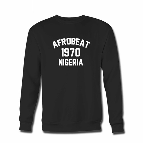 Your Afrobeat 1970 Crewneck Sweatshirt just got an update. This super comfortable and lighter weight crewneck will become your favorite go-to sweatshirt. The cozy spandex cuffs and waistband make this pill-resistant sweatshirt a fan favorite.And your group will look and feel their best in this premium ringspun cotton crew.