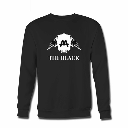 Your Asking Alexandria The Black Aa Twin Crewneck Sweatshirt just got an update. This super comfortable and lighter weight crewneck will become your favorite go-to sweatshirt. The cozy spandex cuffs and waistband make this pill-resistant sweatshirt a fan favorite.And your group will look and feel their best in this premium ringspun cotton crew.