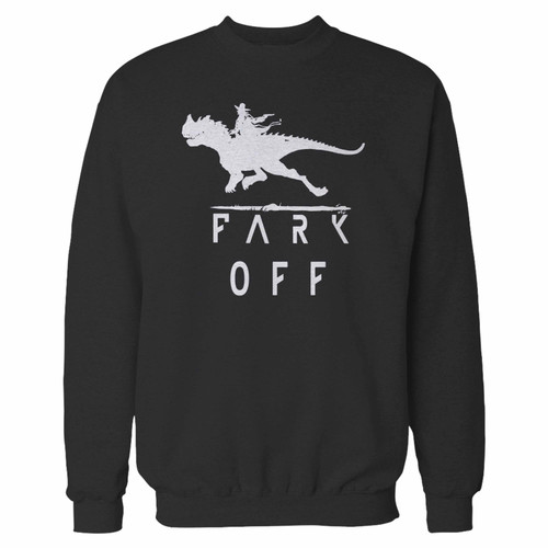 Your fark off and survive crewneck sweatshirt just got an update. This super comfortable and lighter weight crewneck will become your favorite go-to sweatshirt. The cozy spandex cuffs and waistband make this pill-resistant sweatshirt a fan favorite.And your group will look and feel their best in this premium ringspun cotton crew.