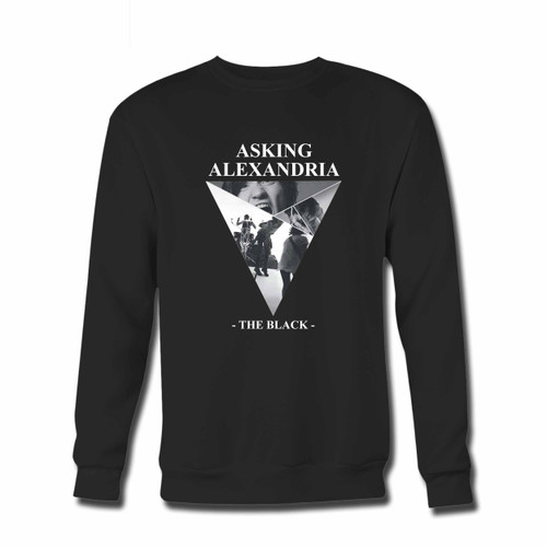 Your Asking Alexandria The Black Concert Crewneck Sweatshirt just got an update. This super comfortable and lighter weight crewneck will become your favorite go-to sweatshirt. The cozy spandex cuffs and waistband make this pill-resistant sweatshirt a fan favorite.And your group will look and feel their best in this premium ringspun cotton crew.
