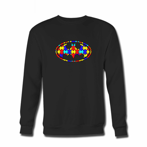 Your Autism Batman Logo Crewneck Sweatshirt just got an update. This super comfortable and lighter weight crewneck will become your favorite go-to sweatshirt. The cozy spandex cuffs and waistband make this pill-resistant sweatshirt a fan favorite.And your group will look and feel their best in this premium ringspun cotton crew.