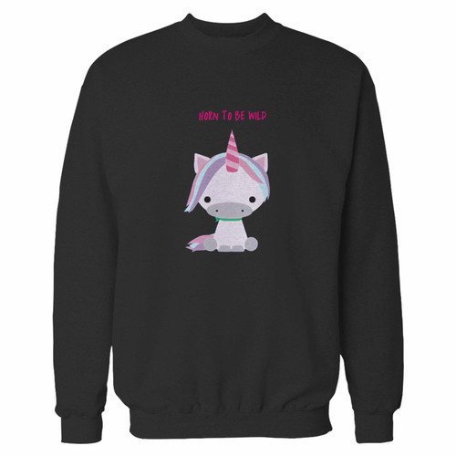 Your fat unicorn horn to be wild crewneck sweatshirt just got an update. This super comfortable and lighter weight crewneck will become your favorite go-to sweatshirt. The cozy spandex cuffs and waistband make this pill-resistant sweatshirt a fan favorite.And your group will look and feel their best in this premium ringspun cotton crew.