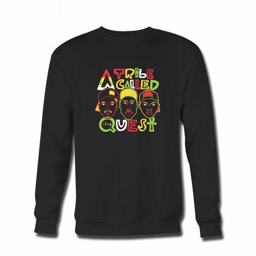Your A Tribe Called Quest Fan Art Crewneck Sweatshirt just got an update. This super comfortable and lighter weight crewneck will become your favorite go-to sweatshirt. The cozy spandex cuffs and waistband make this pill-resistant sweatshirt a fan favorite.And your group will look and feel their best in this premium ringspun cotton crew.