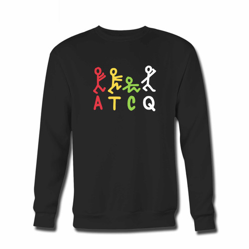 Your A Tribe Called Quest Logo Crewneck Sweatshirt just got an update. This super comfortable and lighter weight crewneck will become your favorite go-to sweatshirt. The cozy spandex cuffs and waistband make this pill-resistant sweatshirt a fan favorite.And your group will look and feel their best in this premium ringspun cotton crew.