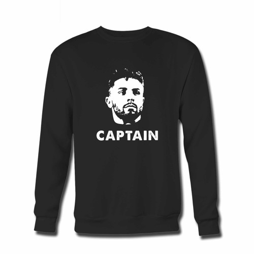 Your Baker Mayfield Captain Crewneck Sweatshirt just got an update. This super comfortable and lighter weight crewneck will become your favorite go-to sweatshirt. The cozy spandex cuffs and waistband make this pill-resistant sweatshirt a fan favorite.And your group will look and feel their best in this premium ringspun cotton crew.