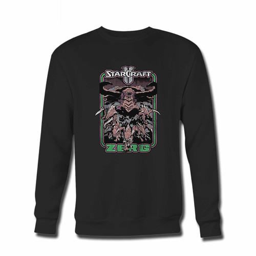 Your Blizzard Starcraft Retro Zerg Crewneck Sweatshirt just got an update. This super comfortable and lighter weight crewneck will become your favorite go-to sweatshirt. The cozy spandex cuffs and waistband make this pill-resistant sweatshirt a fan favorite.And your group will look and feel their best in this premium ringspun cotton crew.