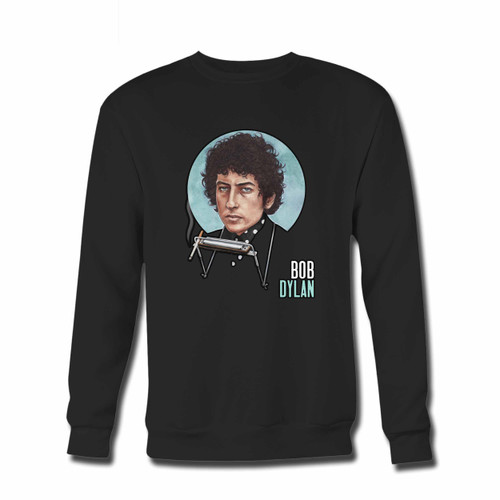 Your Bob Dylan Smokers Fan Art Cover Crewneck Sweatshirt just got an update. This super comfortable and lighter weight crewneck will become your favorite go-to sweatshirt. The cozy spandex cuffs and waistband make this pill-resistant sweatshirt a fan favorite.And your group will look and feel their best in this premium ringspun cotton crew.