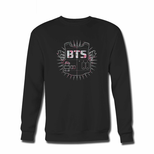 Your Bts Logo Flowers Crewneck Sweatshirt just got an update. This super comfortable and lighter weight crewneck will become your favorite go-to sweatshirt. The cozy spandex cuffs and waistband make this pill-resistant sweatshirt a fan favorite.And your group will look and feel their best in this premium ringspun cotton crew.