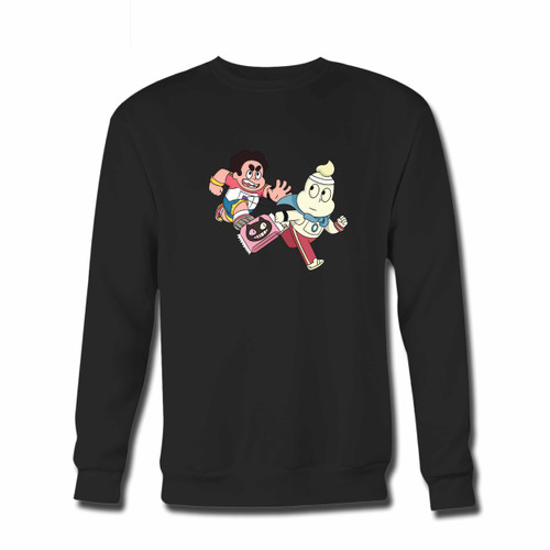 Your Carrera Cartoon Network Steven Universe Crewneck Sweatshirt just got an update. This super comfortable and lighter weight crewneck will become your favorite go-to sweatshirt. The cozy spandex cuffs and waistband make this pill-resistant sweatshirt a fan favorite.And your group will look and feel their best in this premium ringspun cotton crew.