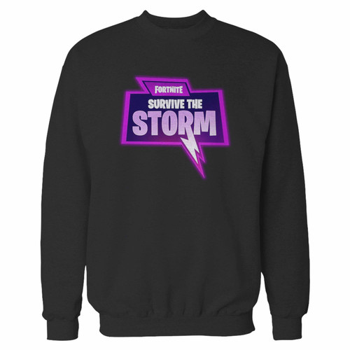 Your fortnite the storm crewneck sweatshirt just got an update. This super comfortable and lighter weight crewneck will become your favorite go-to sweatshirt. The cozy spandex cuffs and waistband make this pill-resistant sweatshirt a fan favorite.And your group will look and feel their best in this premium ringspun cotton crew.