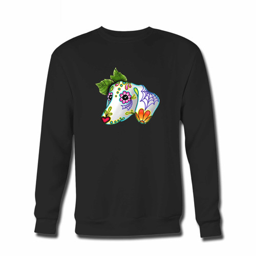 Your Day Of The Dead Sugar Skull Crewneck Sweatshirt just got an update. This super comfortable and lighter weight crewneck will become your favorite go-to sweatshirt. The cozy spandex cuffs and waistband make this pill-resistant sweatshirt a fan favorite.And your group will look and feel their best in this premium ringspun cotton crew.